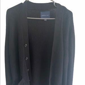 AMERICAN EAGLE: Men’s black cardigan sweater